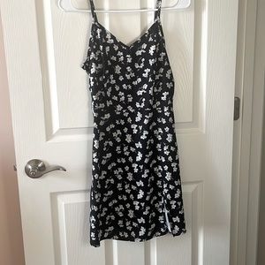 black flower dress from romwe— size small